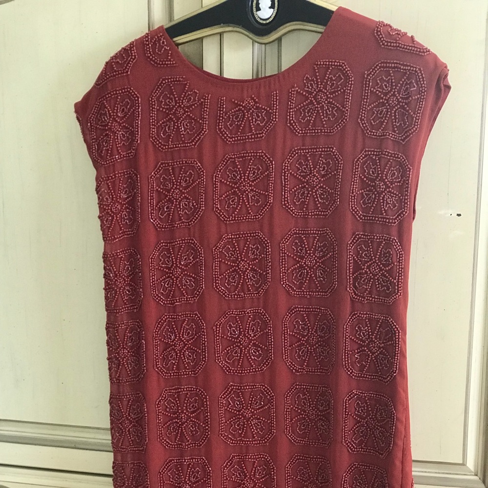 South Moon Under Burnt Red Cocktail Dress